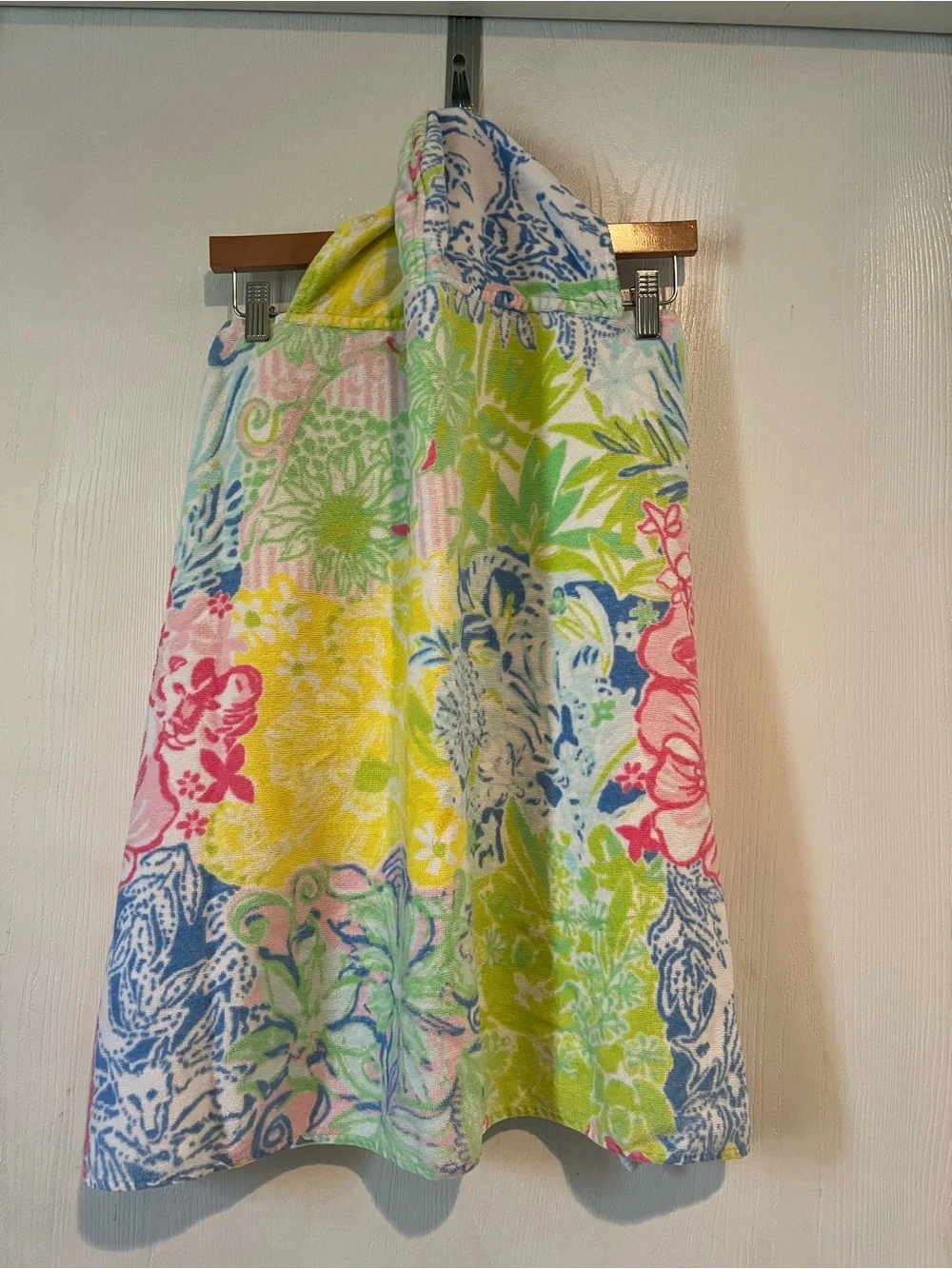 Pottery Barn Kids Lilly Pulitzer Cheek to Cheek Hooded Beach Wrap Towel 23x34